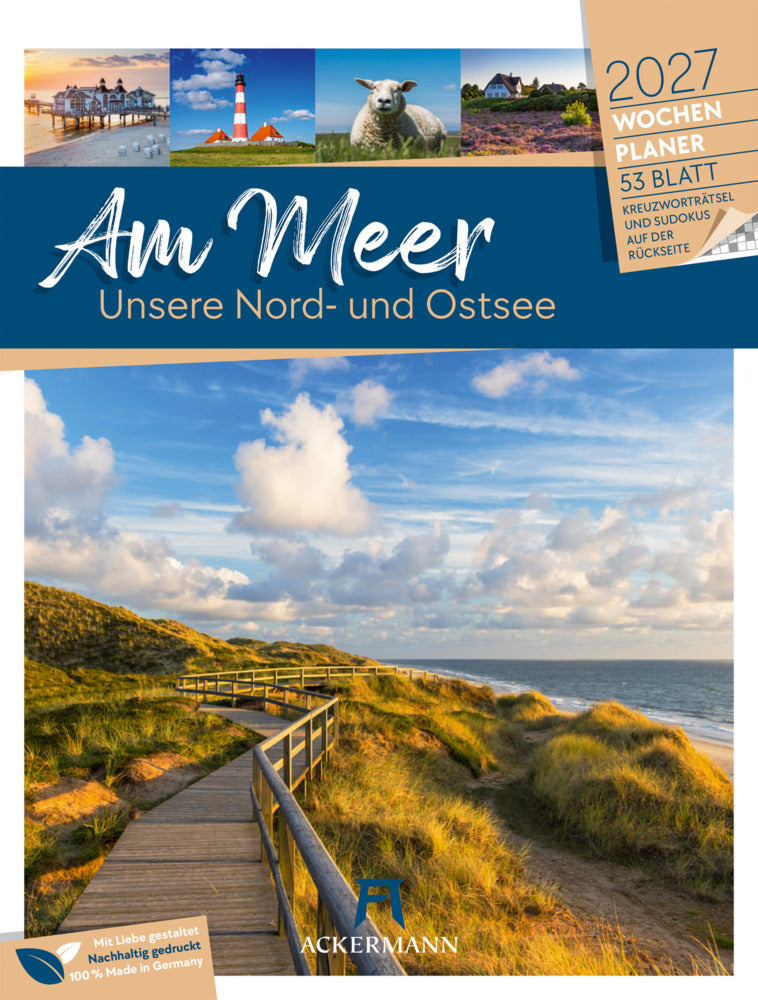 Am Meer Wochenplaner Kalender 2027 (Ackermann Kunstverlag Gmbh)