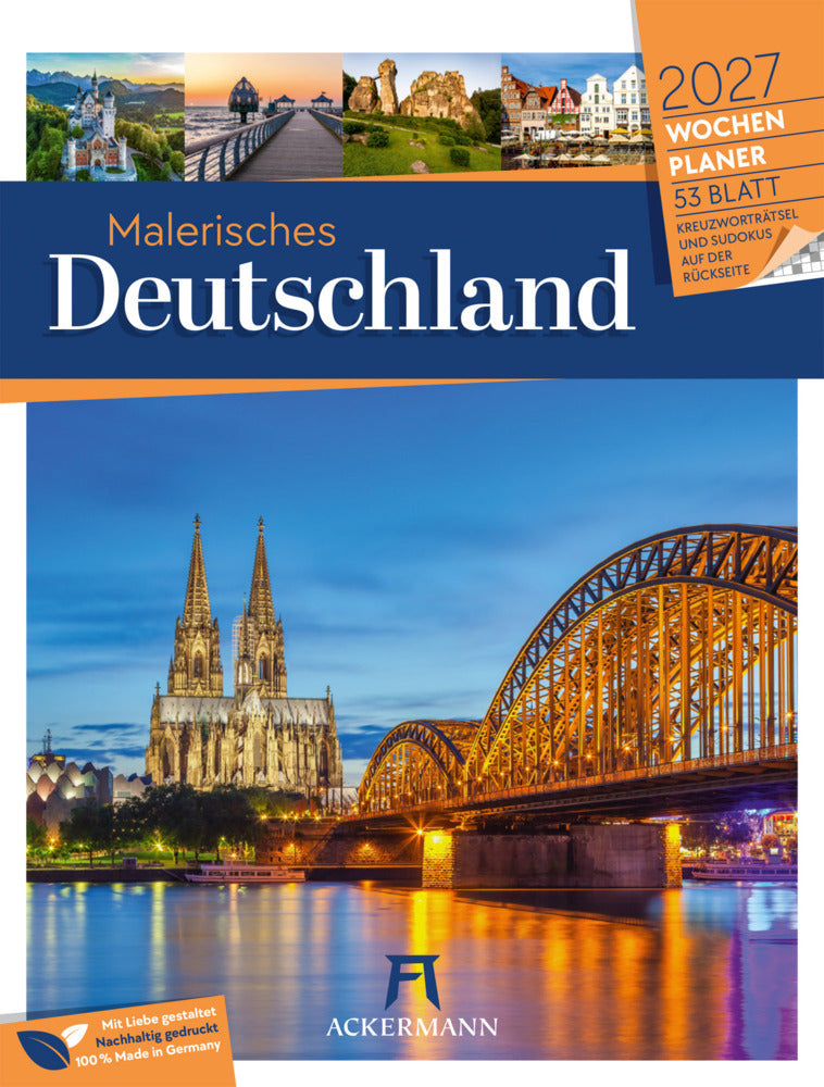 Malerisches Deutschland Wochenplaner Kalender 2027 (Ackermann Kunstverlag Gmbh)