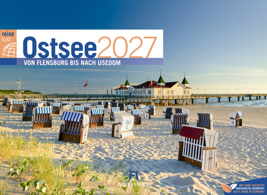 Ostsee ReiseLust Kalender 2027 | von Flensburg bis nach Usedom (Ackermann Kunstverlag Gmbh)