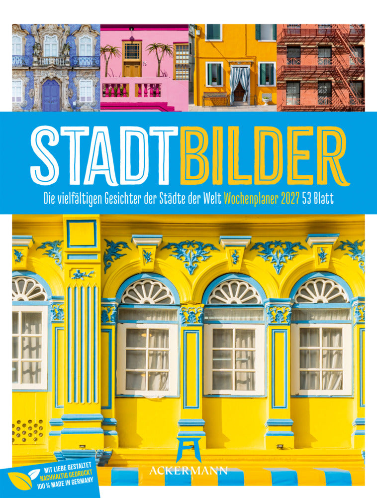 StadtBilder Wochenplaner Kalender 2027 (Ackermann Kunstverlag Gmbh)