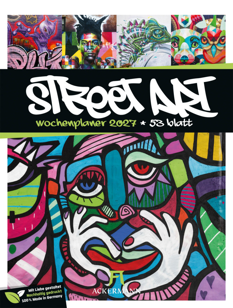 Street Art Wochenplaner Kalender 2027 (Ackermann Kunstverlag Gmbh)