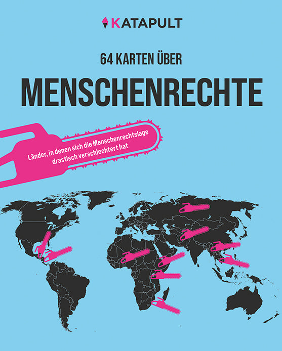 64 Karten über Menschenrechte (Katapult)