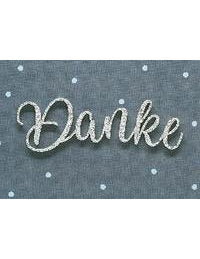 Doppelkarte Lettering