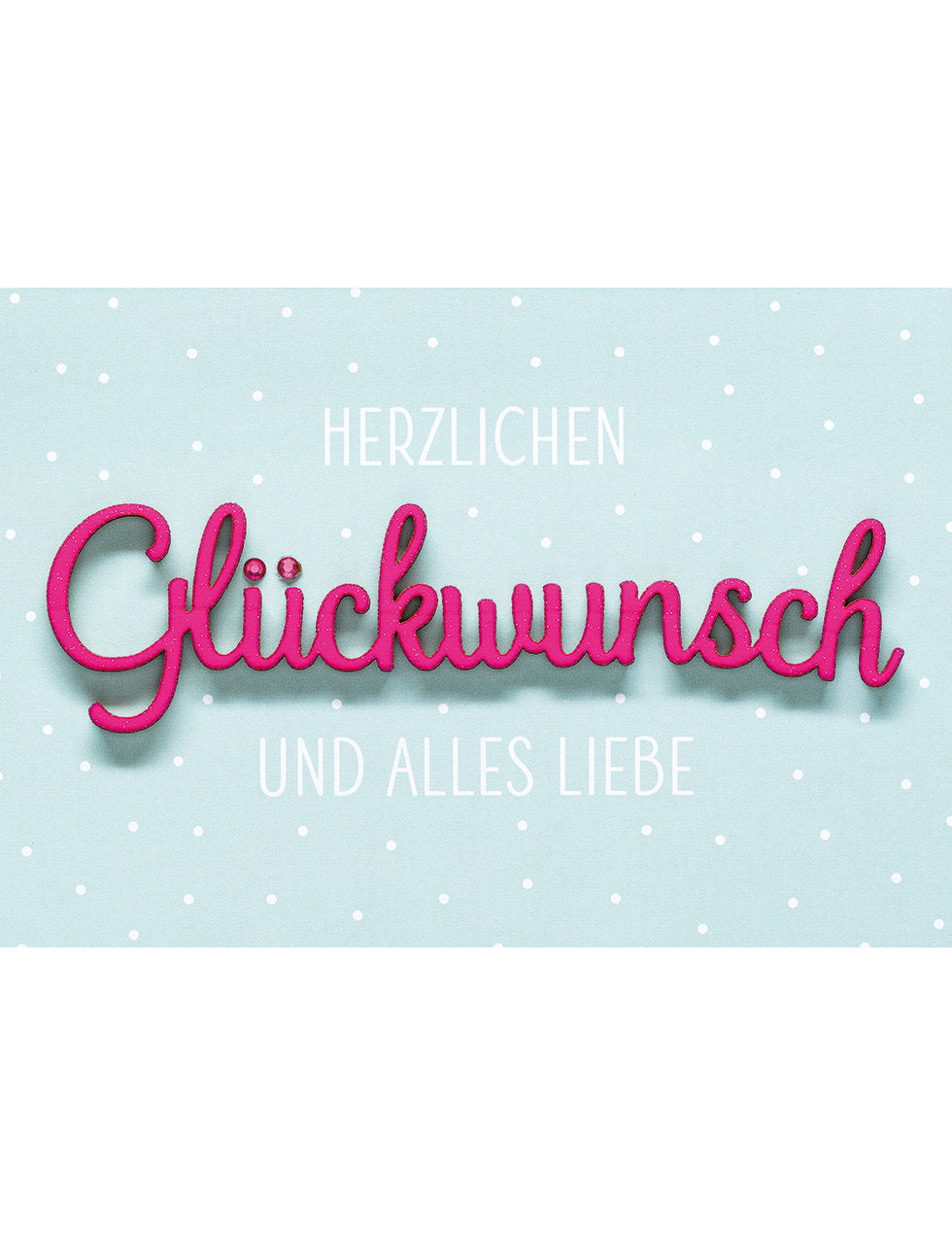 Doppelkarte Lettering