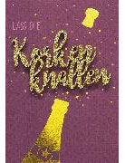 Doppelkarte Lettering