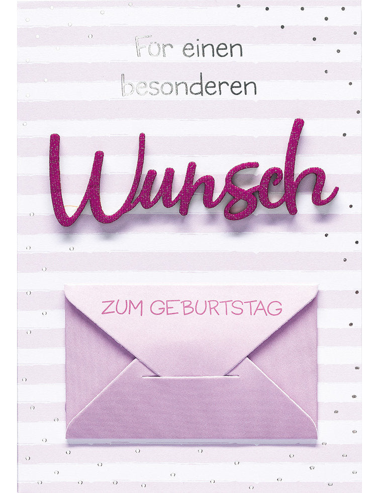 Doppelkarte Lettering
