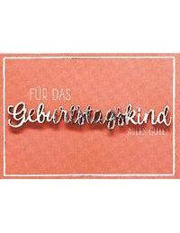 Doppelkarte Lettering