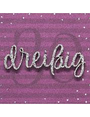 Doppelkarte Lettering