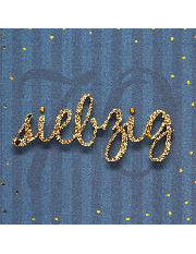 Doppelkarte Lettering