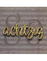 Doppelkarte Lettering