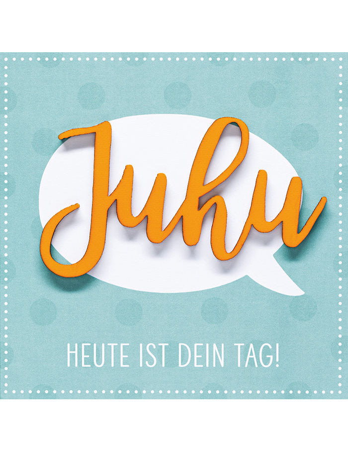 Doppelkarte Lettering