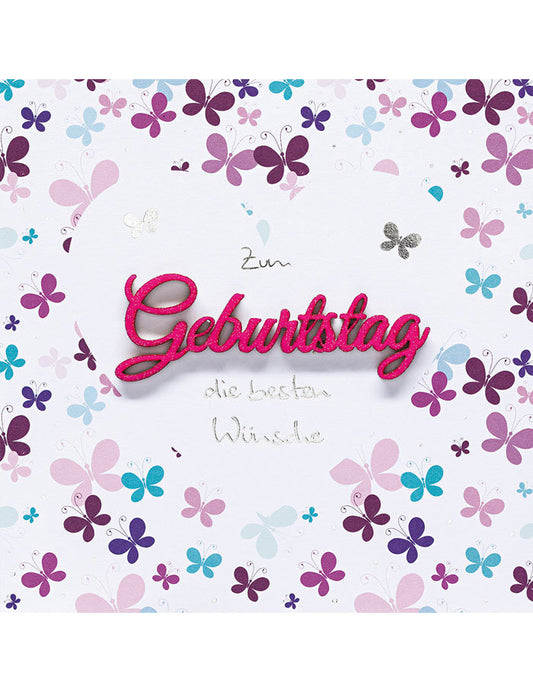 Doppelkarte Lettering