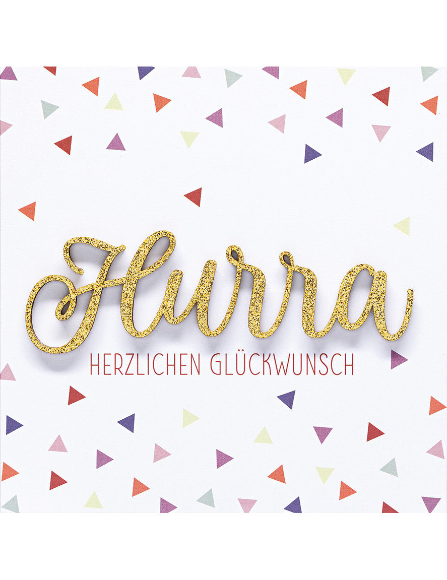 Doppelkarte Lettering