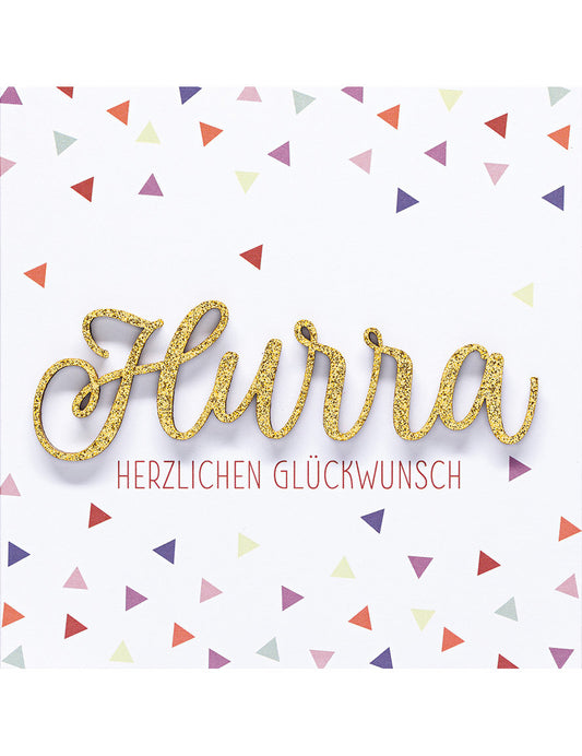 Doppelkarte Lettering