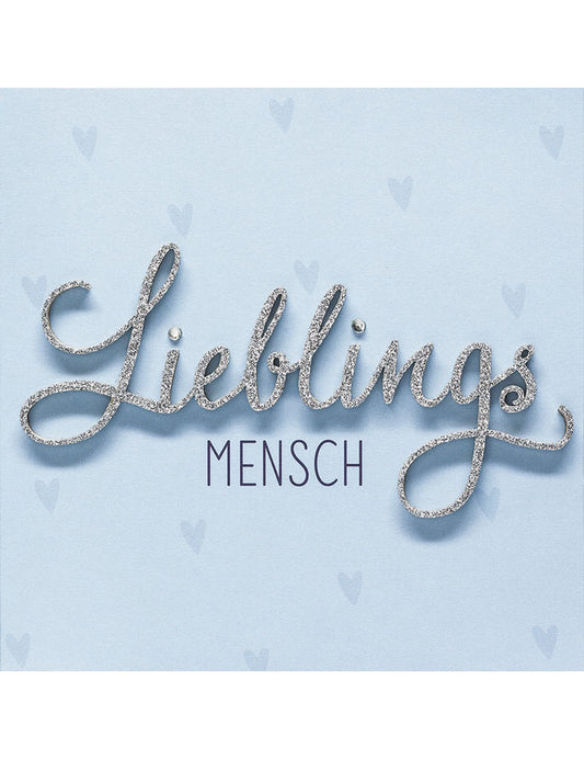 Doppelkarte Lettering