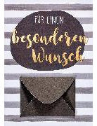 Doppelkarte Black & Gold