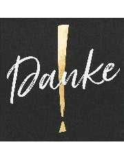 Doppelkarte Black & Gold