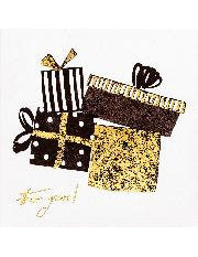 Doppelkarte Black & Gold
