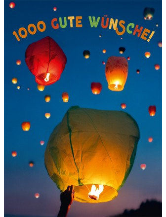 Postkarte Lichtblicke hoch