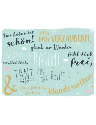 Postkarte Sternenstaub quer