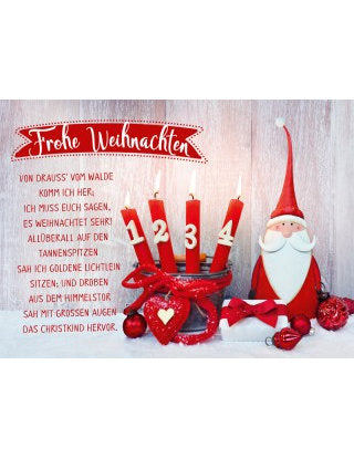 Postkarte Lichtblicke X-mas quer