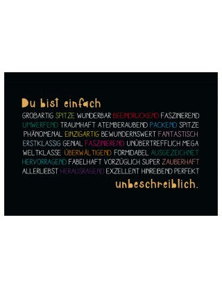 Postkarte Akzente quer