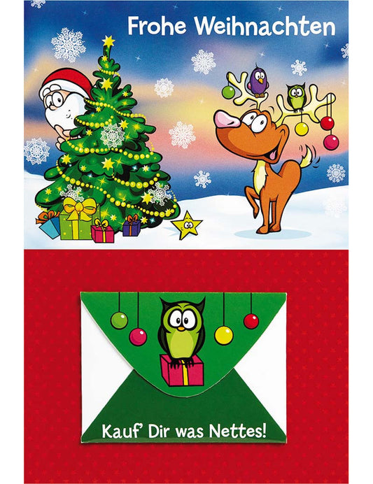 DK Weihnachten Geldkarte hoch