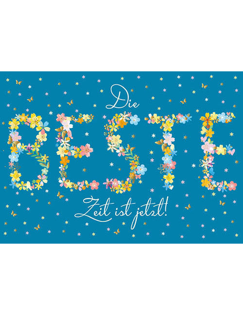 Postkarte. Papelino / Weisheiten/Sprüche / Quer