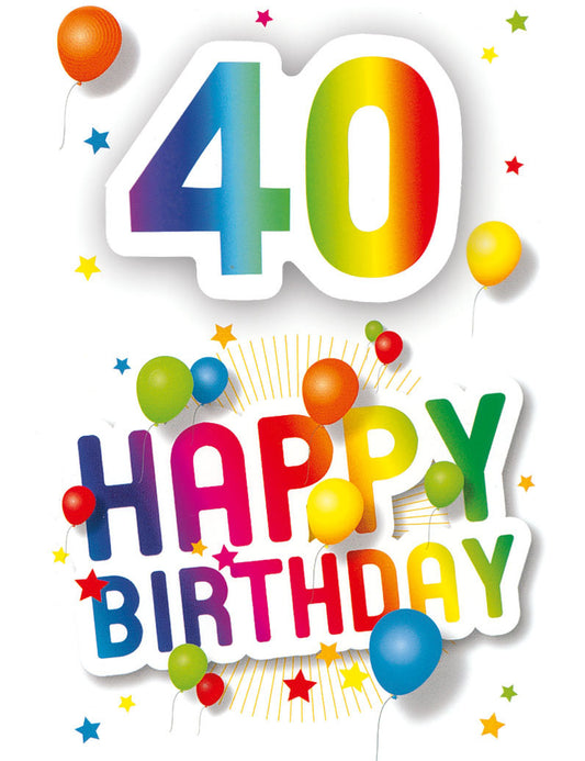 DK Geburtstag Zahl 40