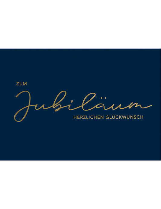 Doppelkarte Lifestyle Jubiläum