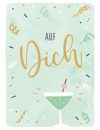 Postkarte Sternenstaub hoch
