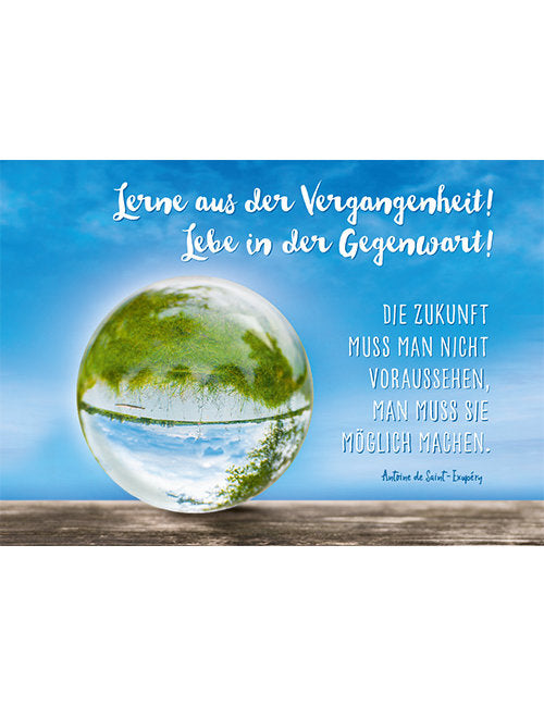 Postkarte. Kultura / Weisheiten/Sprüche / Quer