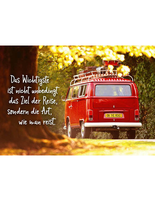 Postkarte. Kultura / Weisheiten/Sprüche / Quer