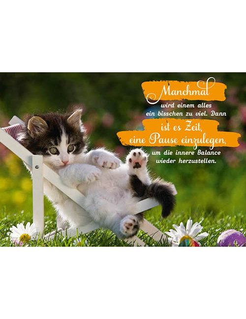 Postkarte. Kultura / Weisheiten/Sprüche / Quer