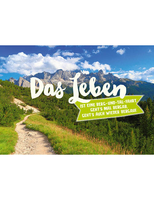 Postkarte. Kultura / Weisheiten/Sprüche / Quer
