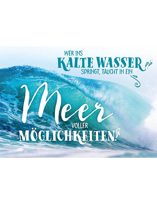 Postkarte. Kultura / Weisheiten/Sprüche / Quer