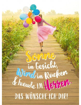 Postkarte Lichtblicke hoch