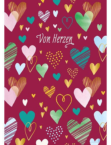 Postkarte. Papelino / Liebe/Für Dich / Hoch