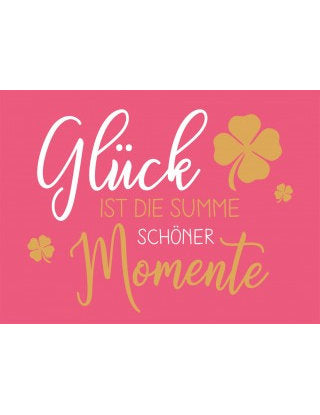 Postkarte Goldrichtig quer