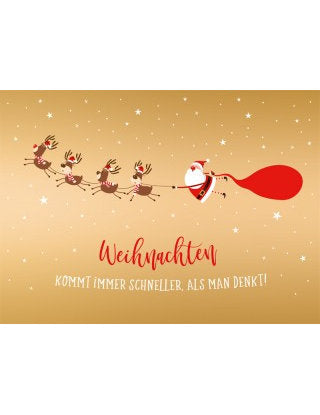 Postkarte Lichtblicke X-mas quer