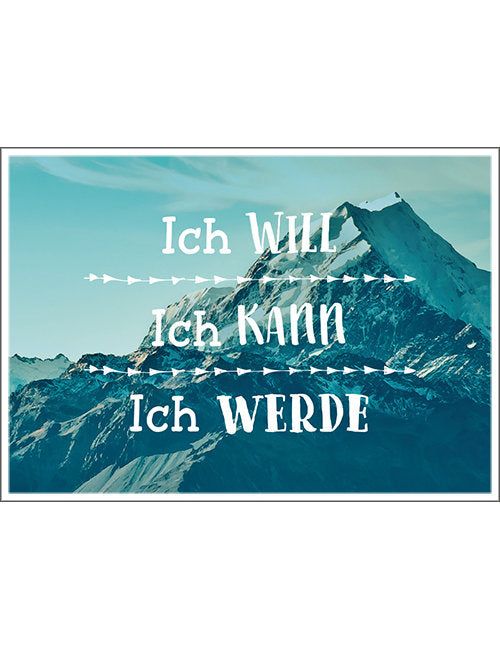Postkarte. Kultura / Weisheiten/Sprüche / Quer