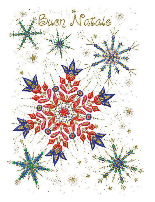 Biglietto Buon Natale C/rilievo E Foil