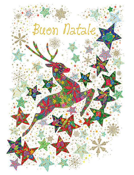 Biglietto Buon Natale C/rilievo E Foil