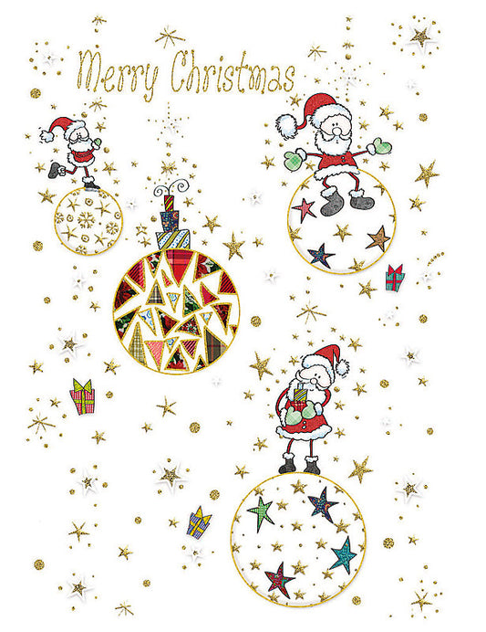 Biglietto Buon Natale C/rilievo E Foil