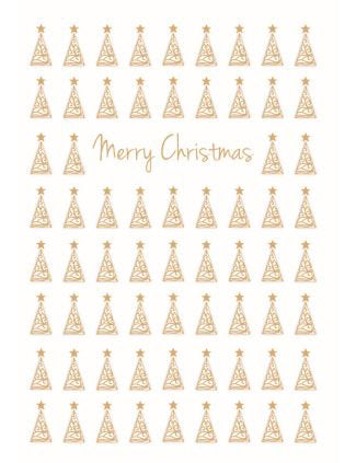 Biglietto Buon Natale C/rilievo E Foil