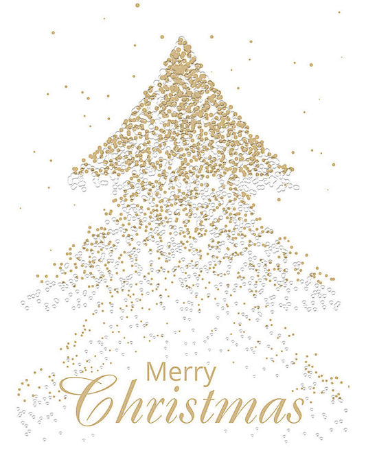 Biglietto Buon Natale C/rilievo E Foil