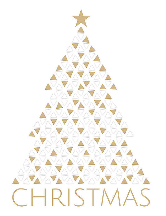 Biglietto Buon Natale C/rilievo E Foil