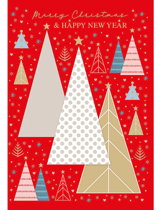 Biglietto Buon Natale C/appl. E Foil