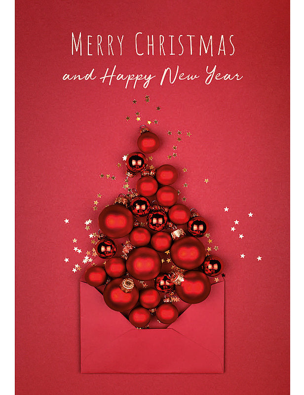 Biglietto Buon Natale C/glitter