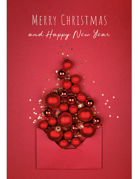 Biglietto Buon Natale C/glitter
